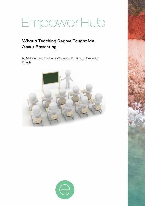 What a Teaching Degree Taught Me About Presenting